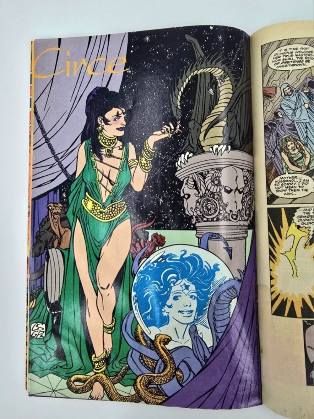 1st Issue WAR OF THE GODS #1 HIGH GRADE DC COMIC BOOK With Posters - Picture 12 of 12